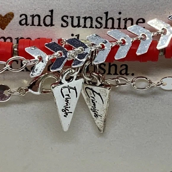 Erimish 3 PCs Anklets - NIB - Picture 4 of 4